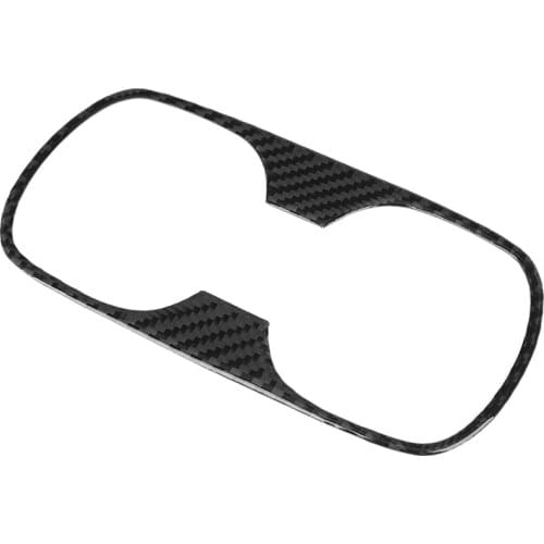 Car Water Cup Holder Frame Cover Real Carbon Fiber for Toyota Corolla 2019 2020 Accessories Cup Holder Panel Decor
