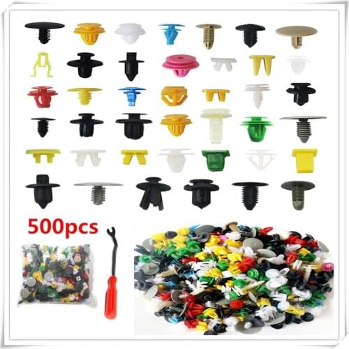 Car Mixed Fastener Door Trim Panel Auto Bumper Clips Engine Cover Fender for Fiat 500X Argo 500L 124 Tipo Qubo Panda Mobi