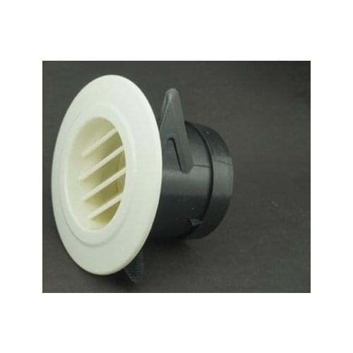 2pcs/lot Free Shipping 70mm Mount Dia ABS Plastic Air Vent Outlet Grille Wall Round Ventilation Cover