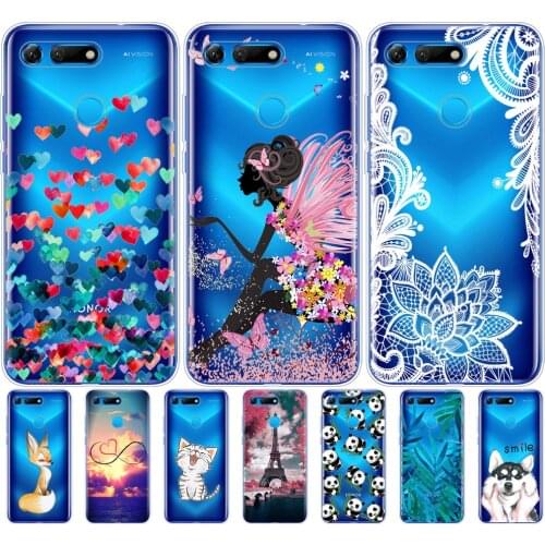 Case for Huawei Honor View 20 V20 Case TPU Funda Soft Silicone Cover For Honor V20 Capa cartoon animal