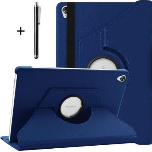 360 Rotating PU Leather Case for Huawei MediaPad M6 10.8 2019 Release Wifi MediaPad M6 10.8 SCM-AL09/W09 Sand Holder Tablet Capa