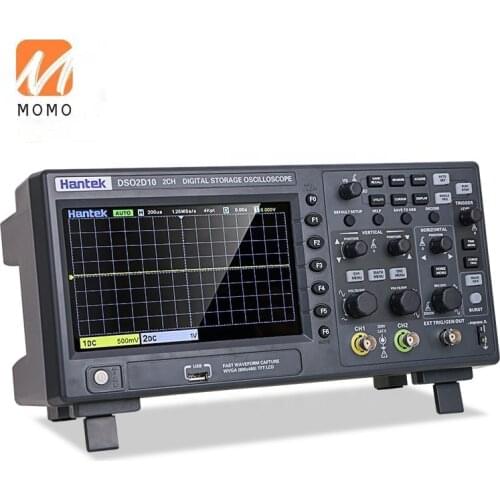 Digital Oscilloscope Sampling DSO2D10 2CH+1CH With Signal Source Signal Generation Oscilloscope