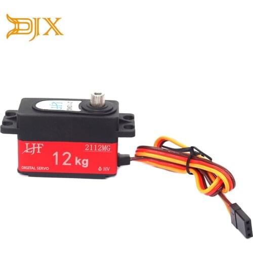 1PC LJF 12KG Large Torque Digital Servo for RC Crawler Car SCX10 TRX4 RC Helicopter Boat RC Model Part