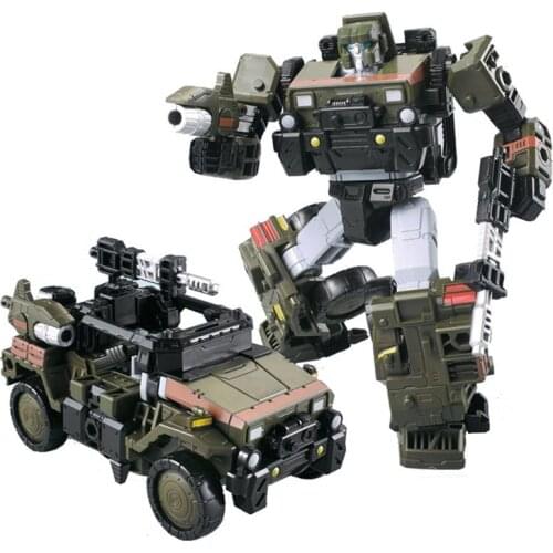 Hei Ji Sha weijiang New 16cm Action Figure Toys G1 Alloy Transformation Truck Tank Robot Car model Deformation kids toy J6605