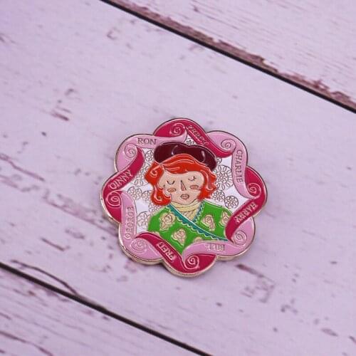 Molly Weasley Mother of the Weasley Enamel Pin Godness Brooch Cute woman decor