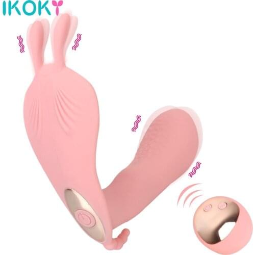 Sex Toys for Women G Spot Massager 10 Speeds Wearable Rabbit Dildo Vibrator Remote Control Panty Vibrator Clitoris Stimulator