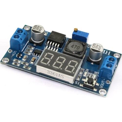 LM2596 DC 4.0~40 to 1.3-37V LED Display Voltmeter Buck Step-down Power Supply Converter Module Adjustable Voltage Regulator 1PCS