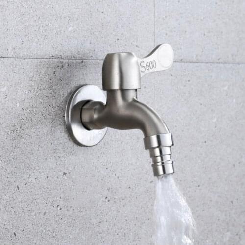 1pc Wall Mount Washing Machine Faucet Laundry Bathroom Bibcock Garden Faucet Washing Machine Tap Balcony Water Tap