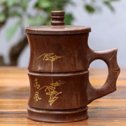 Natural stone cup office cup muyu stone