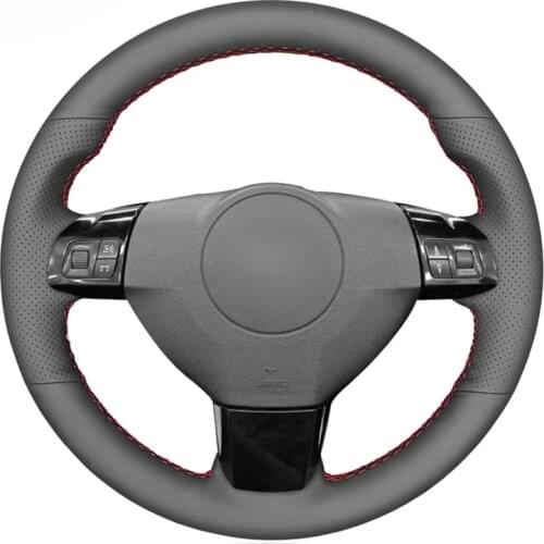 Black Faux Leather Steering Wheel Cover for Opel Astra 2004-2009 Zaflra 2005-2014 Signum 2005-2009 Vectra 2005-2009 Holden Astra