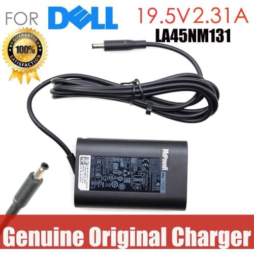Original 19.5V 2.31A Laptop AC Adapter for Dell 45W Inspiron 13-5378/5379/7370/7373 7000 7368 11-3168 14ER-3525B 4.5*3.0 charger