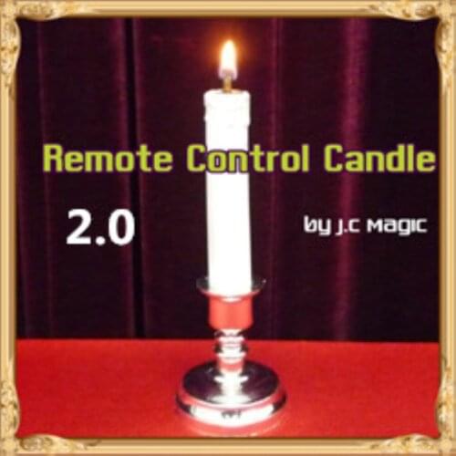 Remote Control Candle 2.0 by J.C Magic Tricks Stage Mentalism Gimmick Props Accessories Can Relight Repeatedly Fire Magica