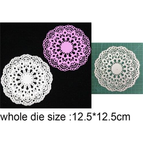 Craft metal cutting dies cut die mold Lace Circle Frame Decoration Scrapbook paper craft knife mould blade punch stencils dies