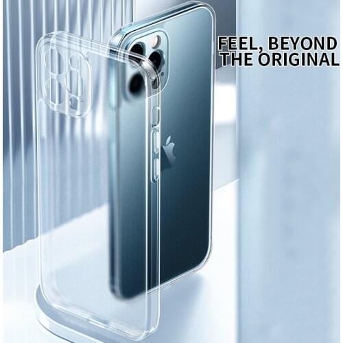 Luxury Shockproof Camera Lens Protection Matte Glass Phone Case For iPhone 12 Pro Max Mini 11 Cellphone Back Cover Fundas Coque