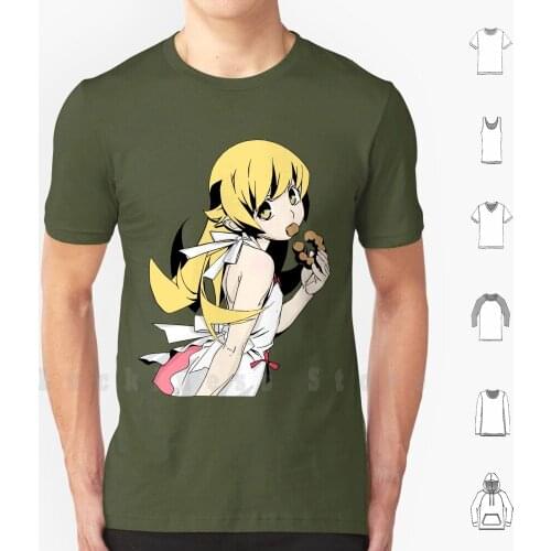 Shinobu Comic T Shirt DIY Cotton Big Size S-6xl Shinobu Anime Cute Donut Kawaii Pretty Blonde
