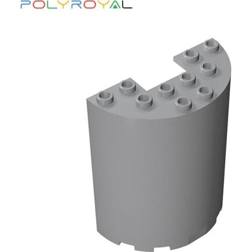 Building Blocks Technicalalal DIY 3x6x6 Half cylinder with 1x2 notch 1 PCS Parts MOC Educational toy for children 87926