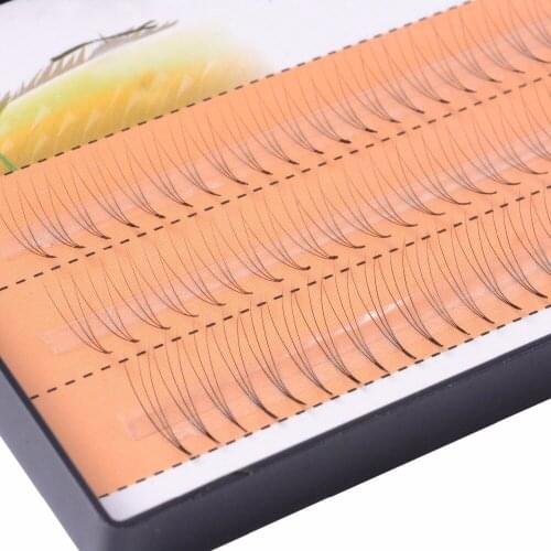 1 box 6/8/9/10/11/12/14 mm 0.07 C Curl 3D Individual Mink False Eyelashes Extension Soft Black Fake False Eye Lashes