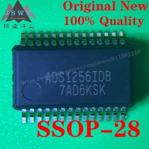 1pcs ADS1256IDBR SSOP-28 Semiconductor Data Conversion IC Analog to Digital Converter-ADC Chip for Module arduino nano BOM Order