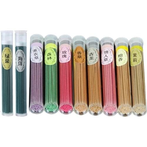 50 Sticks Incense Burner Fragrance Spices Natural Aroma Sandalwood Air Freshener