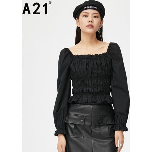 Белые блузки A21 China At AliExpress