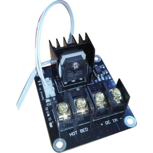 BLEL Hot 3D Printer hotbed MOSFET expansion module inc 2pin lead Anet A8 A6 A2 Compatible Black