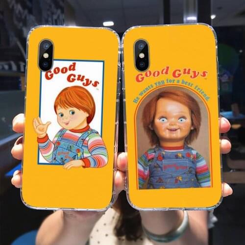 Chucky Good Guys Phone Case Transparent for iPhone 11 12 mini pro XS MAX 8 7 6 6S Plus X 5S SE 2020 XR