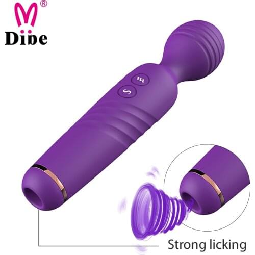 DIBE AV Powerful Sucking Vibrator 7 mode waterproof vagina massage stick Clitoral stimulator Adult sex machine toys for woman