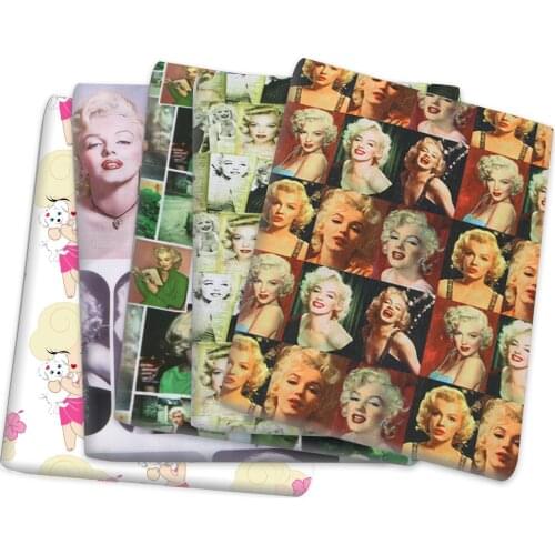 Girls Movies Polyester Cotton Fabric Patchwork Sewing Kid Home Textile Cloth Quilting Dress Curtains Crafts,c15637