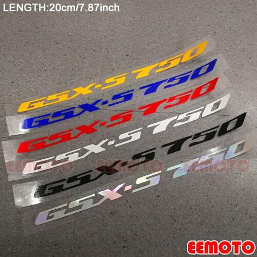 Motorcycle body Wheel Rims Fairing Helmet Tank Pad Label red blue balck reflective Stickers Decals For SUZUKI GSX S750 GSX-S750
