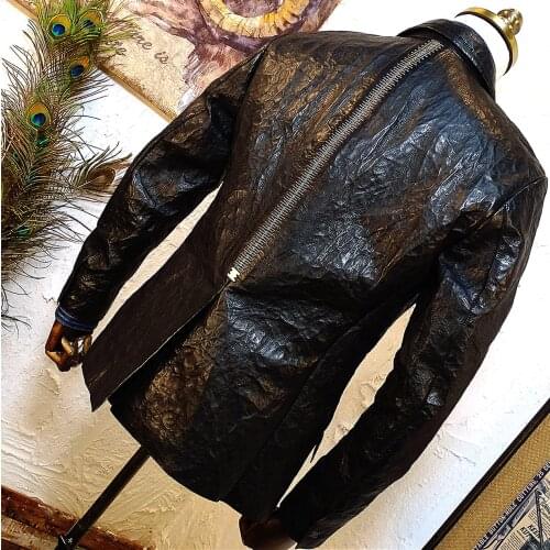 Keel diablo fold western calf skin suit