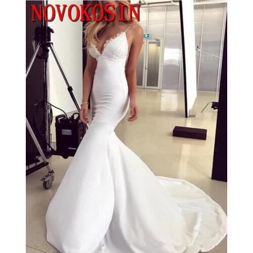 NOVOKOSIN Long Sleeve Wedding Dresses