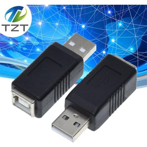 USB 2.0 Type A Female to B Male Adaptor For USB Printer Square Of the Public Transfer Joint