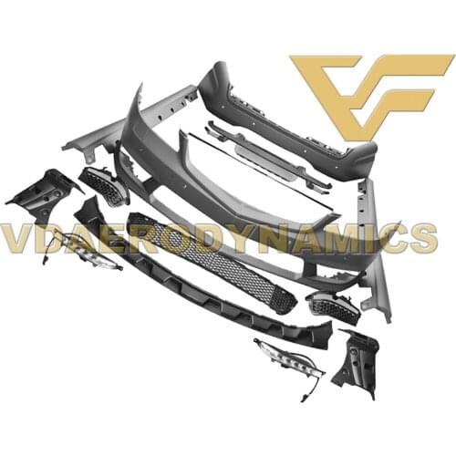 Suitable For 05-13 Benz S Class W221 S320 S350 S400 S420 S450 S500 VAD S63 S65 Full Body Kit Front Rear Bumper Side Skirts
