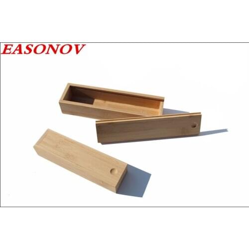 New Rectangular bamboo box with pull-out lid incense box tea packaging box knives bamboo and wooden boxes