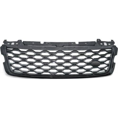 ROLLSORVER Gloss Black Front Bumper Grille Grill For Range Rover Velar 2017-2019