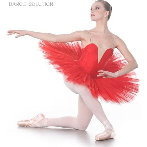 Practice Dancewear Rehearsal Ballet Tutu Spandex Pancake Dancing Tutus Girls & Women Stage Performance Costumes 9 Colors BLL003