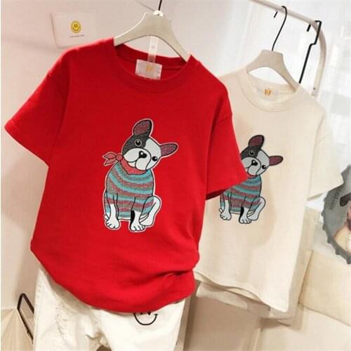 High quality cartoon animal dog sewing large sequins patch coat shoes jeans decorative DIY applique