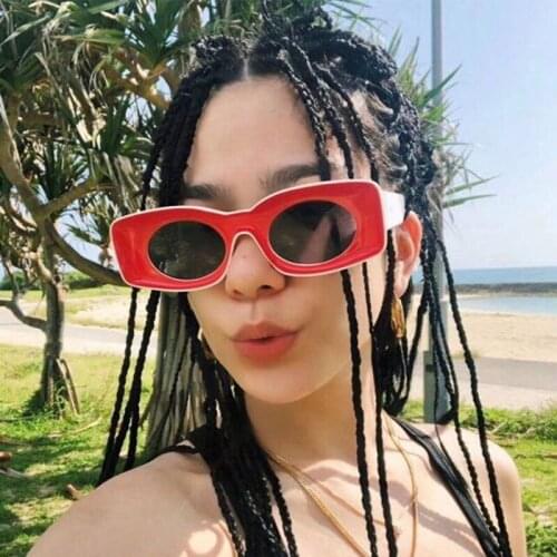 Candy Color Square Snglasses For Women Men Brand Oversize Couple Sun Glasses Female Retro Hip Hop Shades Pink