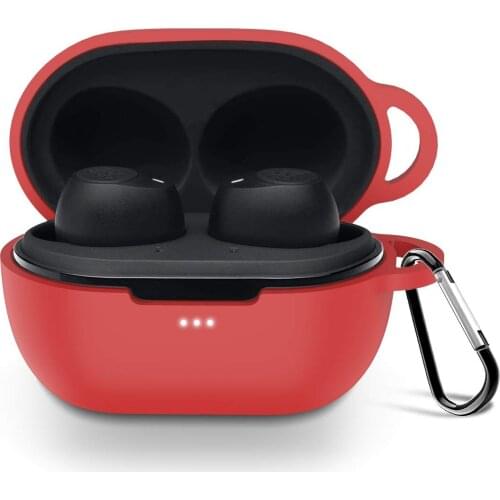 Protective Silicone Case Soft Shock Scratch Protection Cover for JBL Tune 115 TWS 115TWS True Wireless Earbuds with Keychain