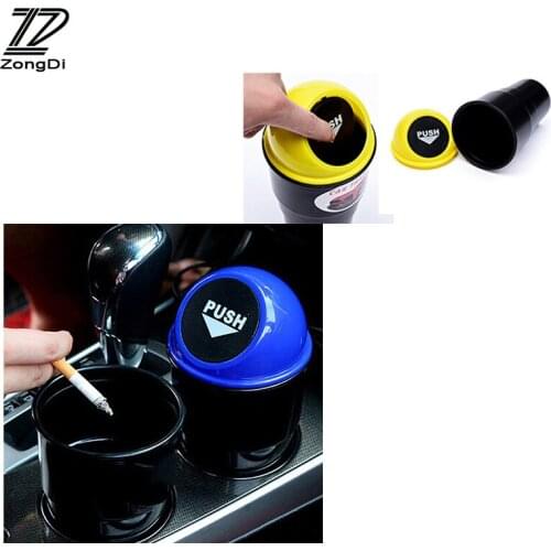 ZD 1Pcs Car trash storage box Organizer for Peugeot 307 206 407 Citroen C4 C5 Honda Civic Accord CRV Lada Vesta Accessories