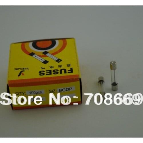 100pcs Fast Blow Glass Fuse 6mm x 30mm 250V 5A