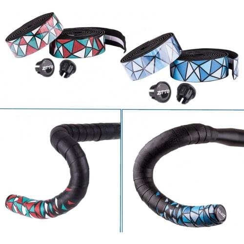 2Pcs ZTTO Cycling Road Bike Bicycle Anti-slip Gradient Handlebar Grip Wrap Tapes cinta manillar carretera guidoline vélo course