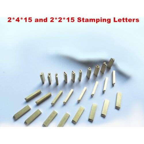 Freeshipping customize for 2*4*15mm and 2*2*15 English letter/alphabet/font and numbers for HP-241B/DY-8 date coding machine