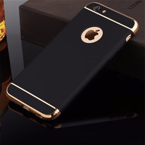 For iphone11 PROMAX case Luxury Black Matte Hard 360 Protection Case For iphone 6S 7 8 Plus XR MAX Removable 3 in 1 Back Cover