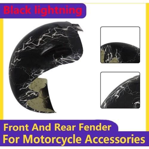 Black Lightning For Citycoco Electric Scooter Plastic Parts Citycoco Fender Shell Flaps Front and Rear Fender Mudguards