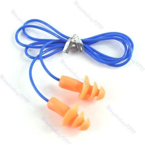 Soft Silicone Ear Plug Hearing Protector Hearing For Swimming Sleeping 24dB