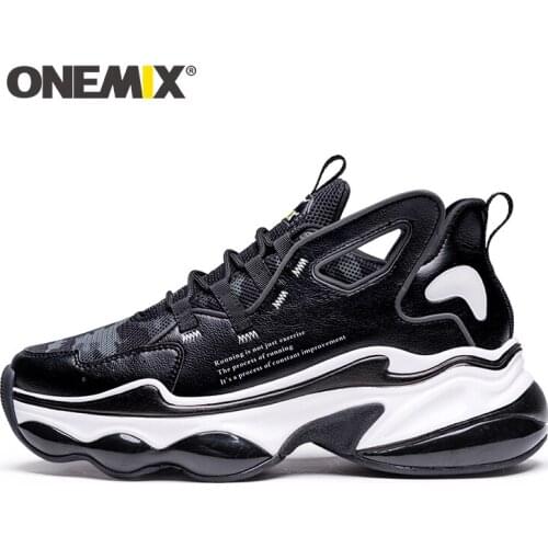 ONEMIX Original Casual Sneakers Male Air Cushion Height Increase Running Shoes For Women 2021 Outdoor Jogging Walking Shoes