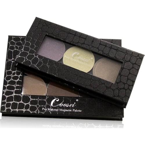 2pcs/lot Coosei Empty Makeup Palette kEL MiniEL Magnetic Eyeshadow Palette Cosmetic Eye Shadow Make up Pallet