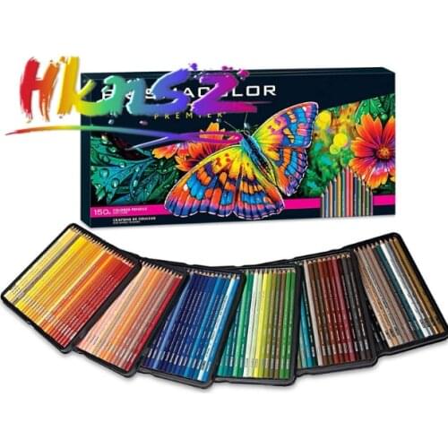 Prismacolor 150 count Premier kid drawing oily pencil 4.0MM soft big core Sanford Prismacolor pencil artist pencil color pencils