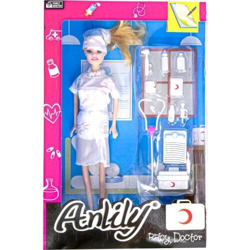ANLİLY Aksesuralarıya Together Nurse Baby-Toy Baby Kinds-Barbie Dolls-Doctor Set-Nurse
